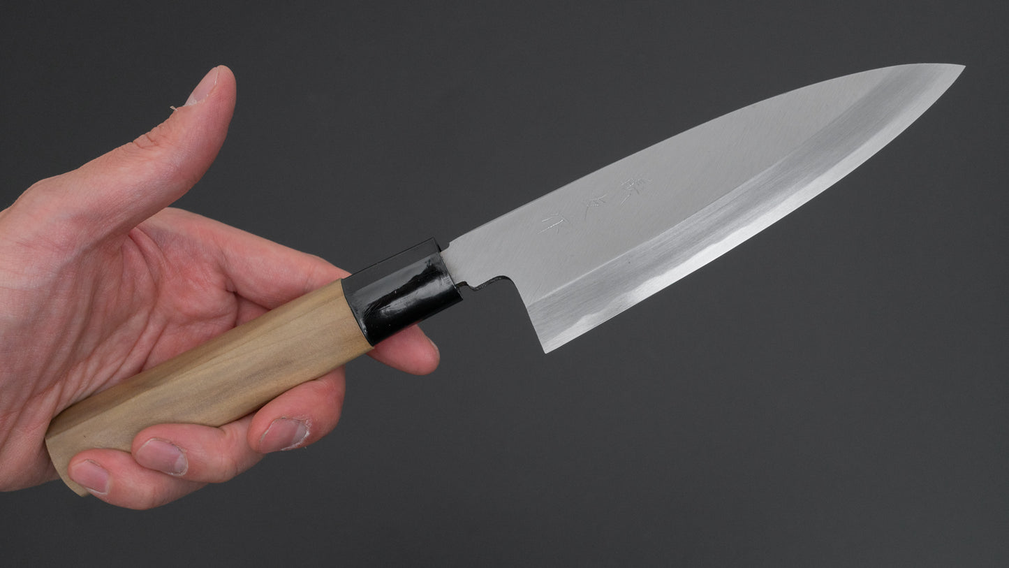 Morihei Yoshitomo Funayuki 150mm Poplar Handle - HITOHIRA