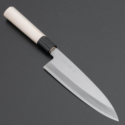 Morihei Yoshitomo Funayuki 165mm Poplar Handle - HITOHIRA