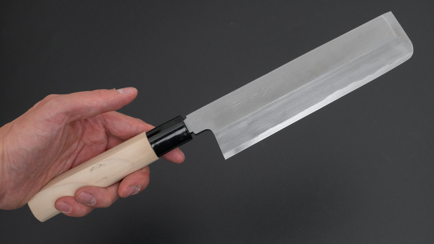 Morihei Yoshitomo Usuba 180mm Poplar Handle - HITOHIRA