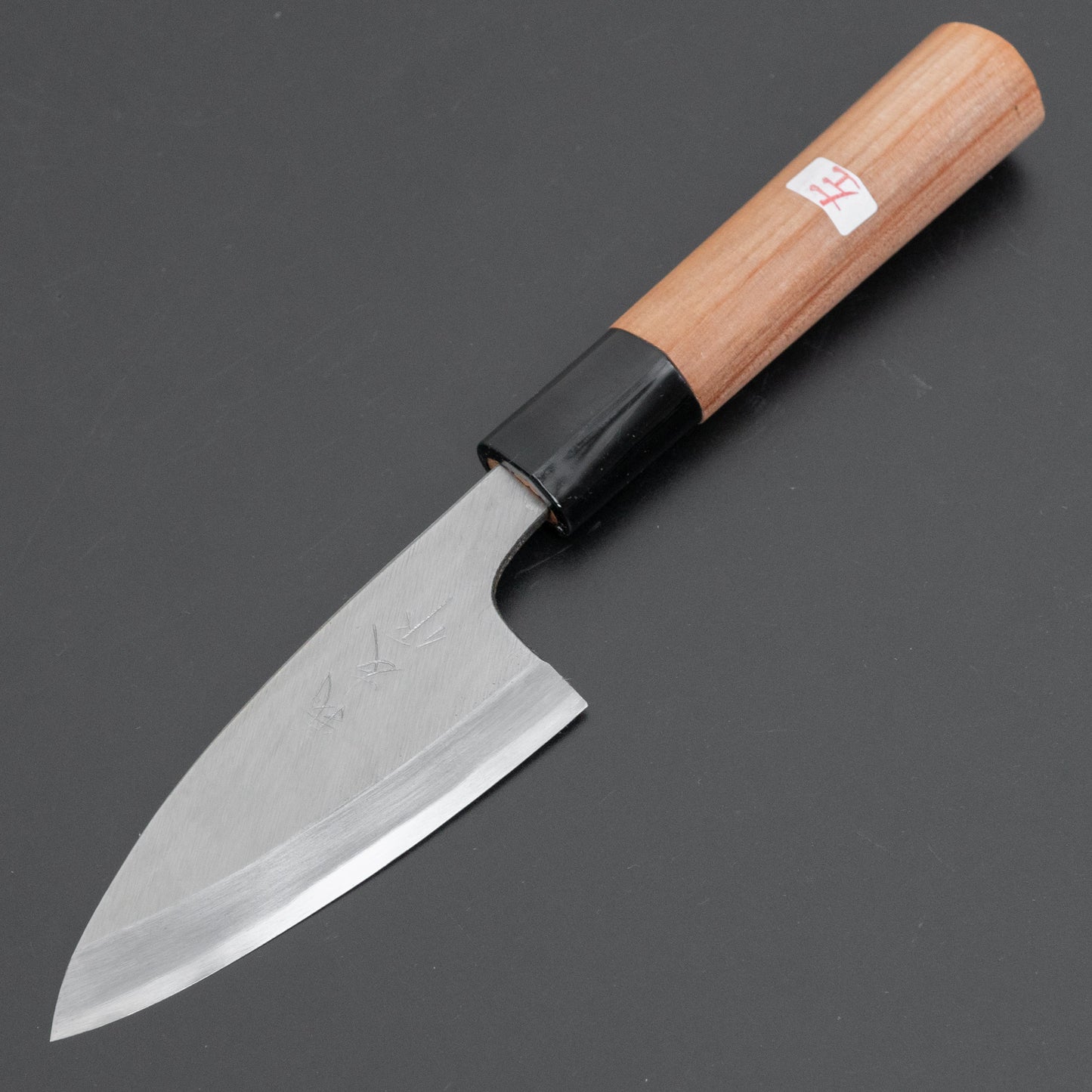 Morihei Yoshitomo Left-Handed Deba 90mm Poplar Handle - HITOHIRA