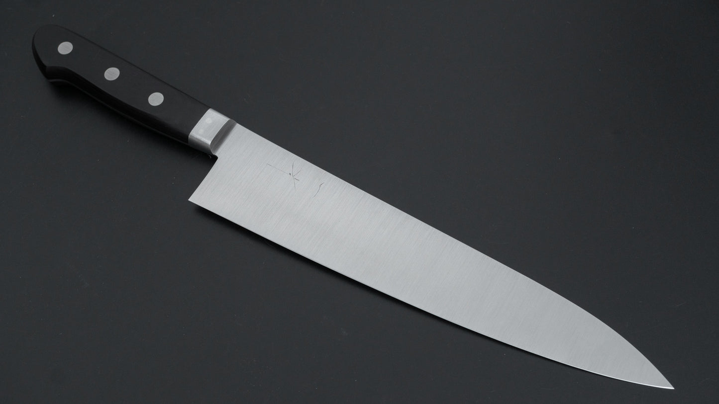 Hitohira Ashi Swedish Stainless Gyuto 240mm Pakka Handle