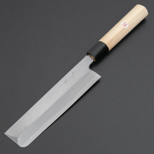 Morihei Yoshitomo Left-Handed Usuba 180mm Poplar Handle - HITOHIRA