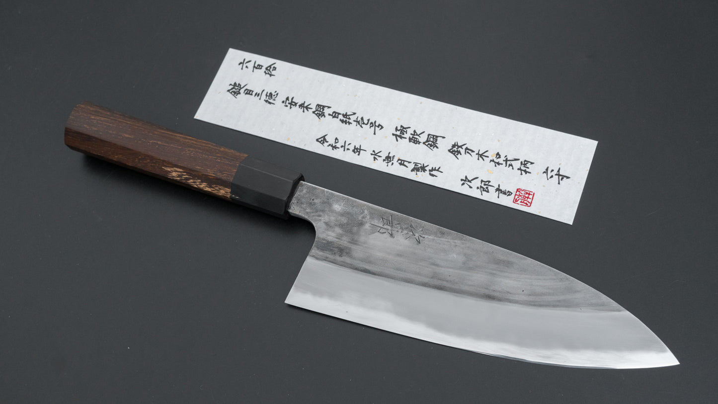 Jiro Tsuchime Wa Santoku 180mm Taihei Tagayasan Handle (#610)