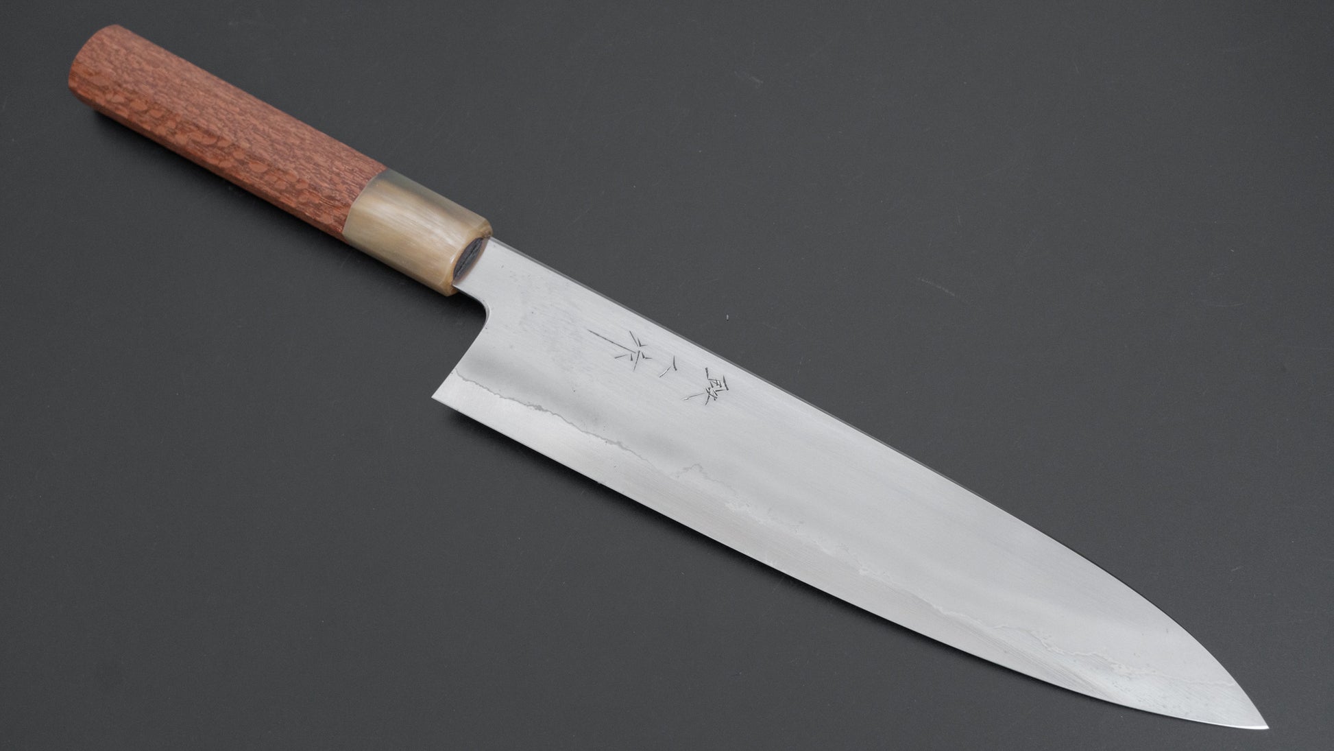 Tetsujin Silver #3 Ukiba Gyuto 240mm Lacewood Handle - HITOHIRA