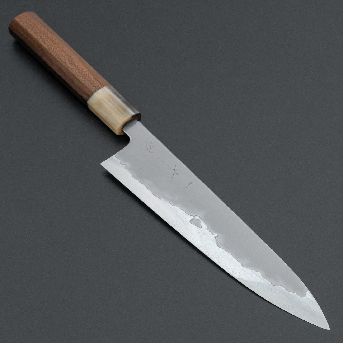 Hitohira Tanaka Izo Blue #1 Stainless Clad Gyuto 210mm Ziricote Handle