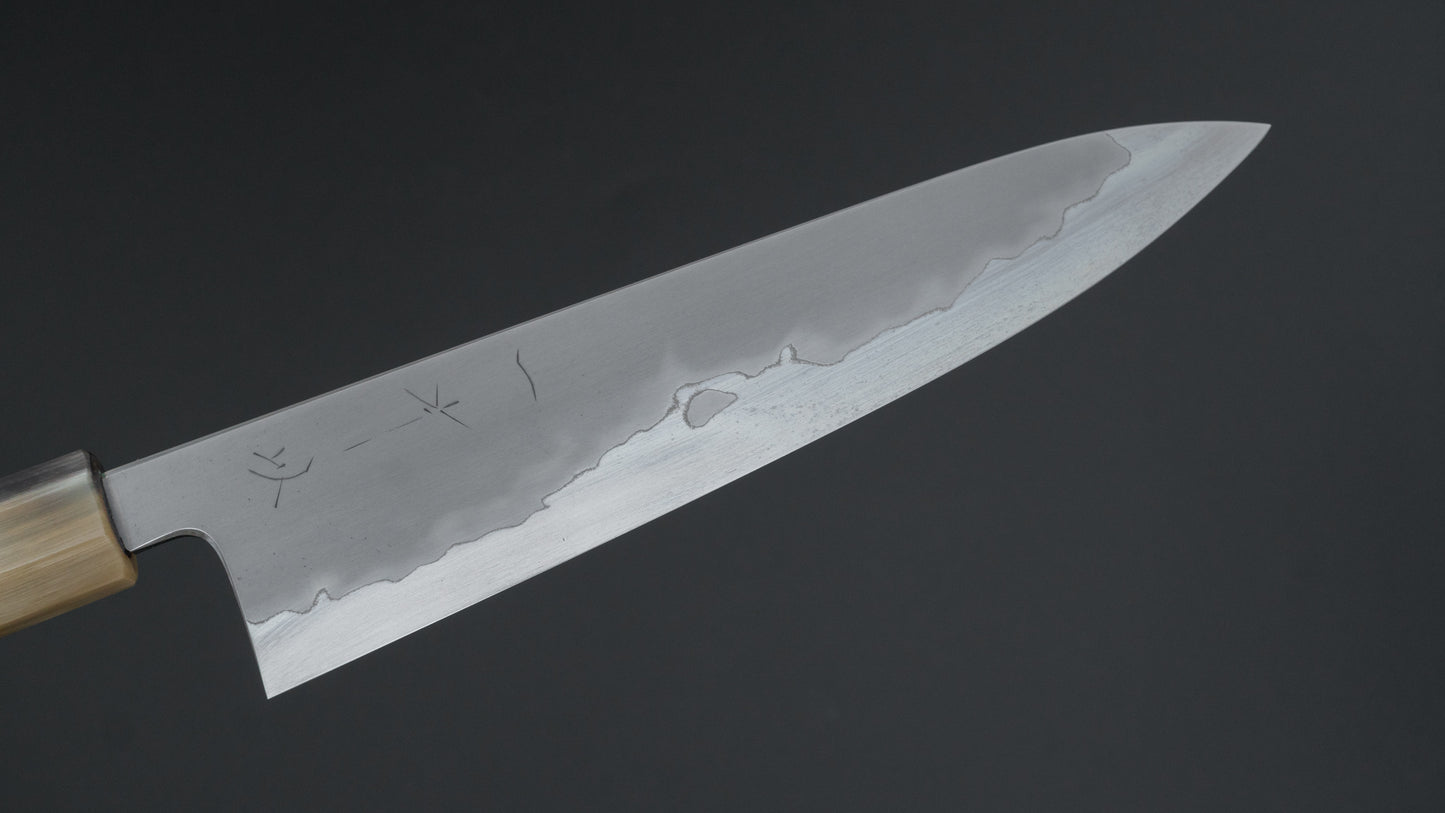 Hitohira Tanaka Izo Blue #1 Stainless Clad Gyuto 210mm Ziricote Handle