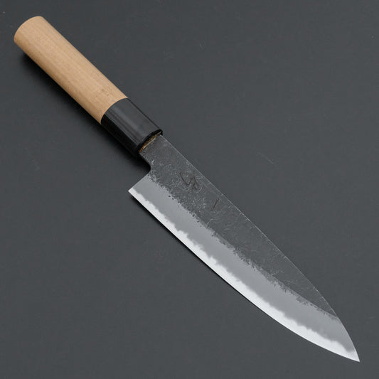 Hitohira Hinode Nashiji White #2 Petty 150mm Ho Wood Handle (Oval)