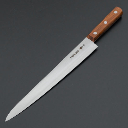 Kanehide Bessaku Stainless Left-Handed Sujihiki 270mm Rosewood Handle