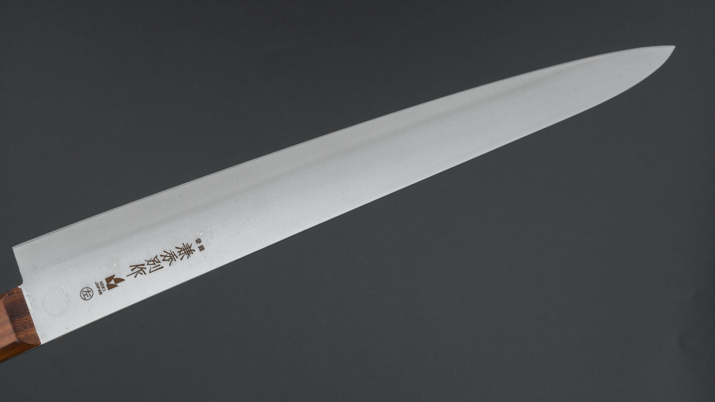 Kanehide Bessaku Stainless Left-Handed Sujihiki 270mm Rosewood Handle