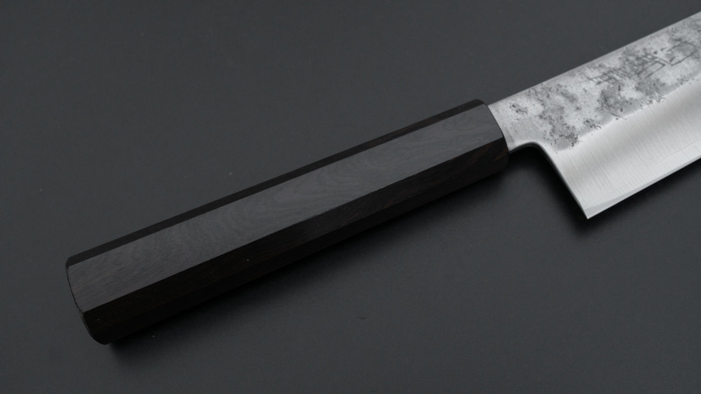 Hitohira Imojiya TH Silver #3 Nashiji Gyuto 210mm Ebony Handle