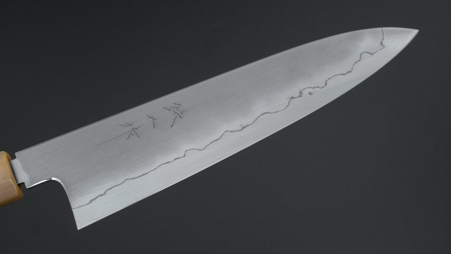 Tetsujin Silver #3 Kasumi Gyuto 210mm Lacewood Handle