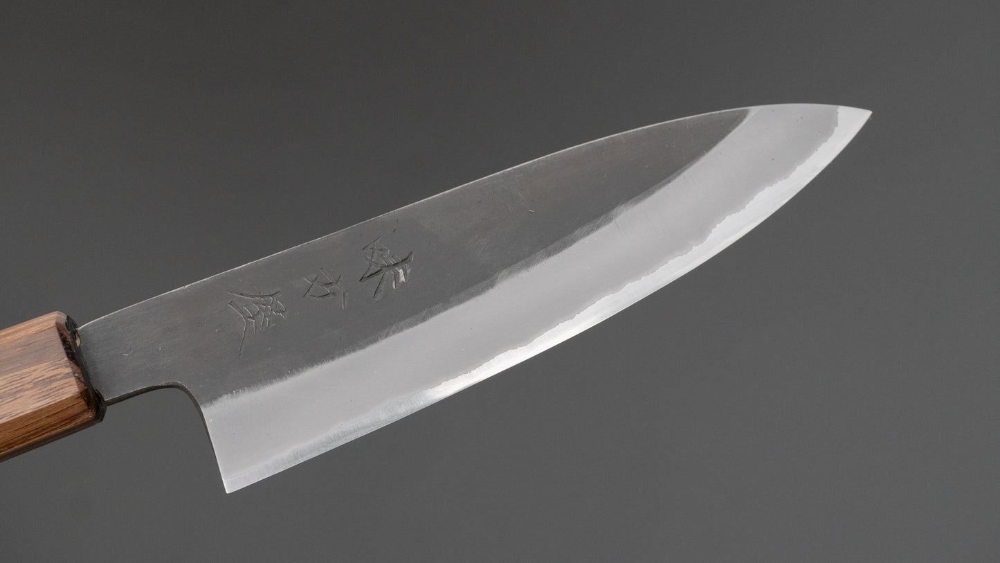 Ajikataya Kurouchi White #2 Stainless Clad Petty 135mm Ebony Handle (#07)