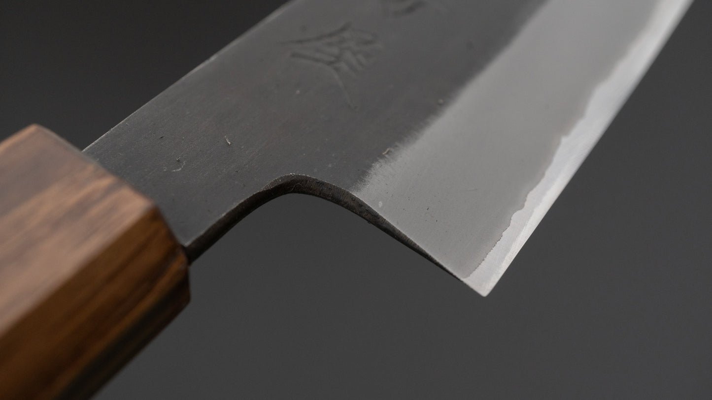 Ajikataya Kurouchi White #2 Stainless Clad Petty 135mm Ebony Handle (#07)