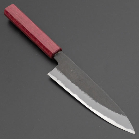 Ajikataya Nashiji White #2 Petty 135mm Purpleheart Handle (#08)