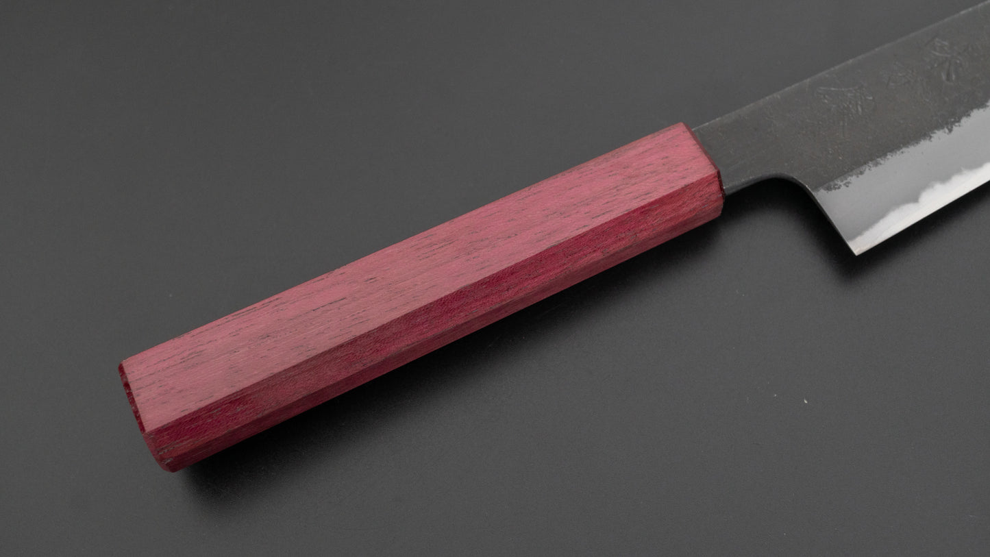 Ajikataya Nashiji White #2 Petty 135mm Purpleheart Handle (#08)