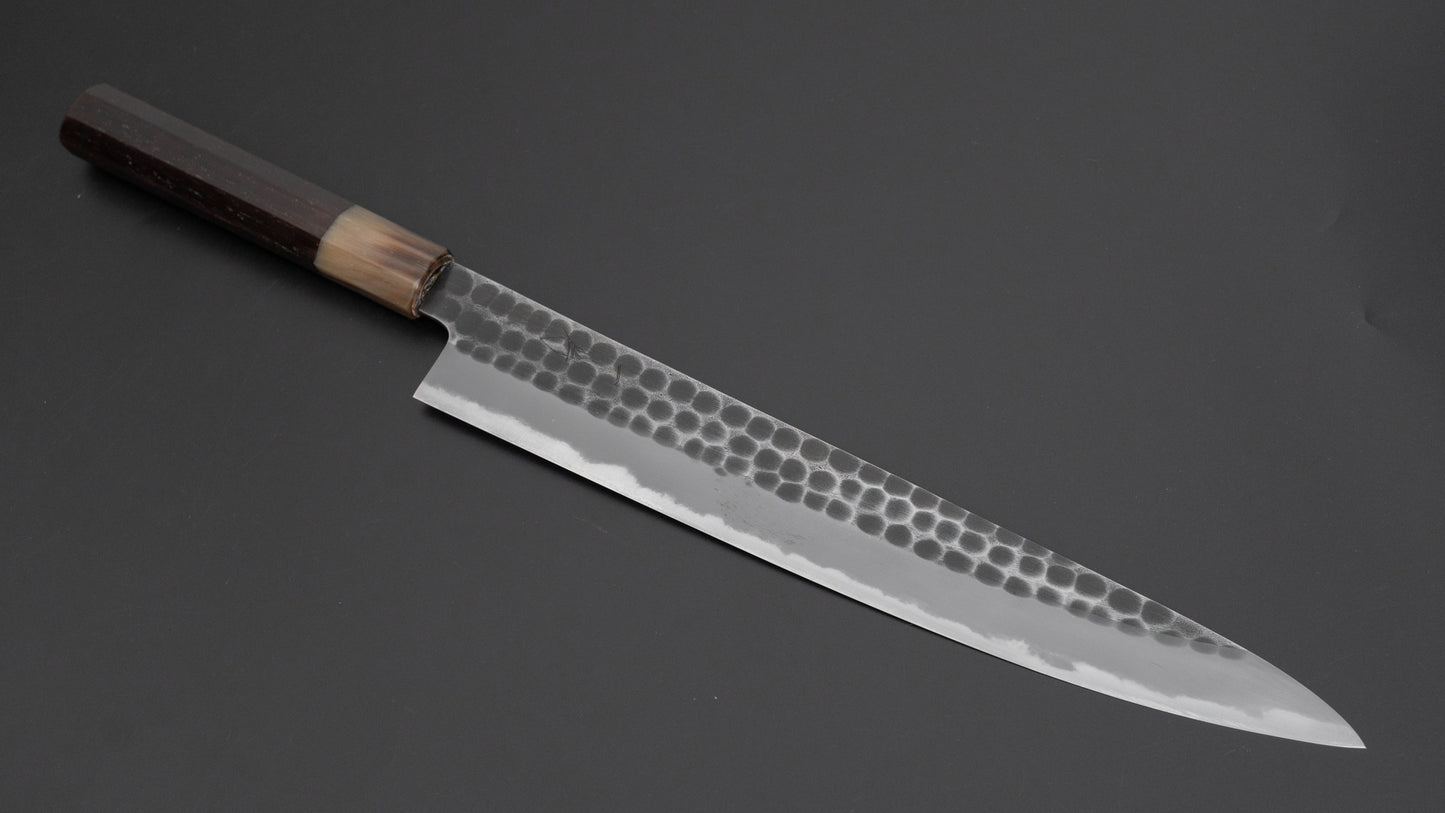 Hitohira Hinode Tsuchime White #2 Sujihiki 270mm Tagayasan Handle (#19)