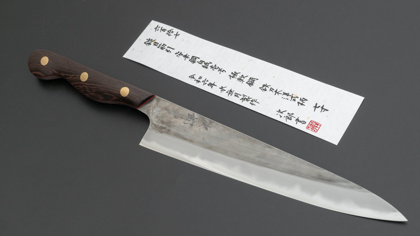 Jiro Tsuchime Yo Sujihiki 210mm Tagayasan Handle (#617)