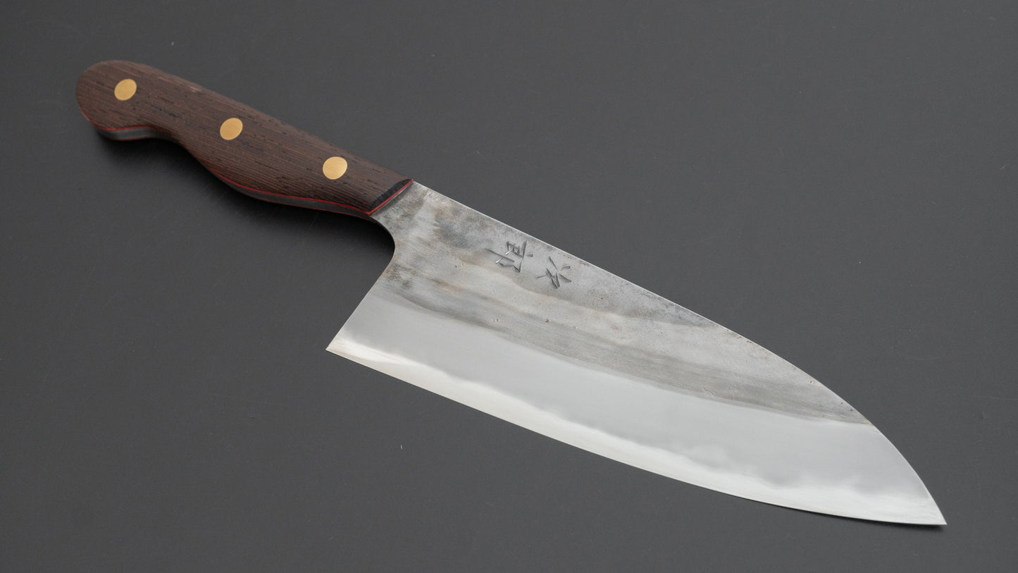 Jiro Tsuchime Yo Santoku 180mm Tagayasan Handle (#618)