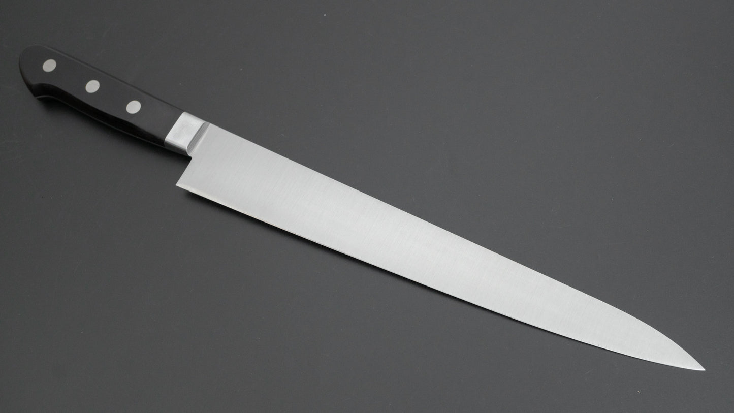 Hitohira Ashi White #2 Sujihiki 270mm Pakka Handle