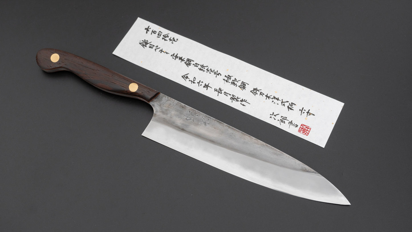 Jiro Tsuchime Yo Petty 180mm Tagayasan Handle (#641)