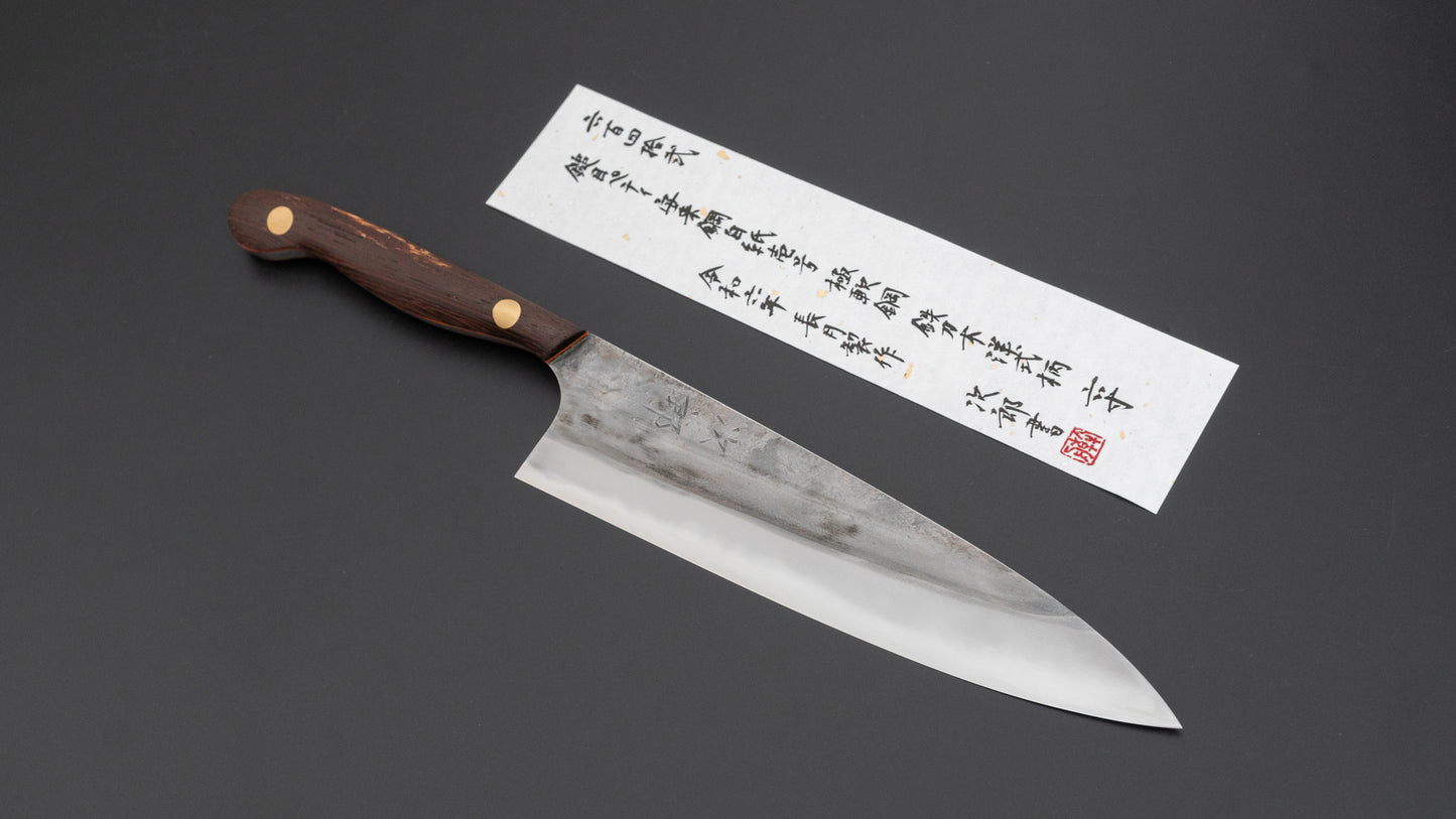 Jiro Tsuchime Yo Petty 180mm Tagayasan Handle (#642)