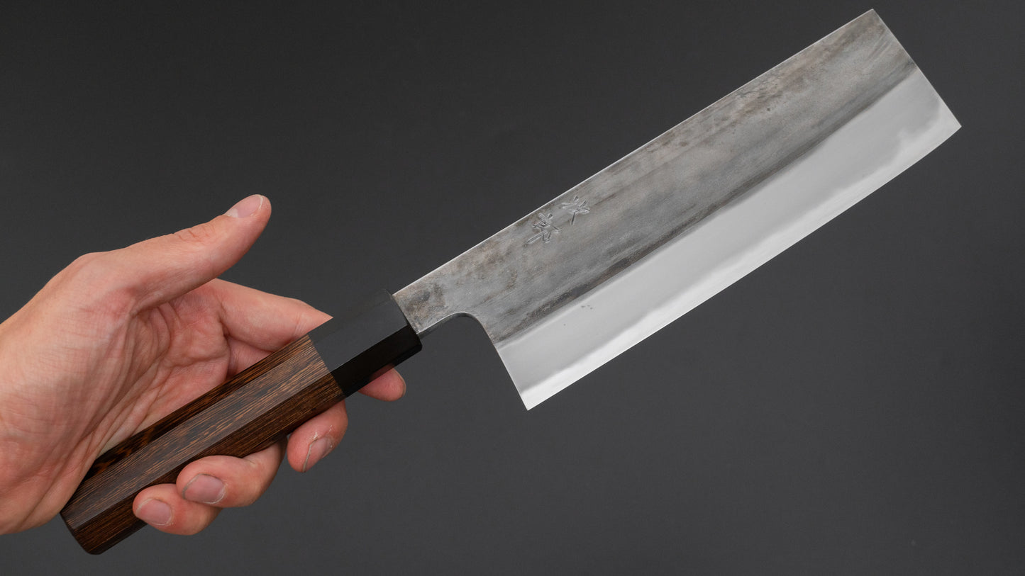 Jiro Tsuchime Wa Nakiri 180mm Taihei Tagayasan Handle (#649)