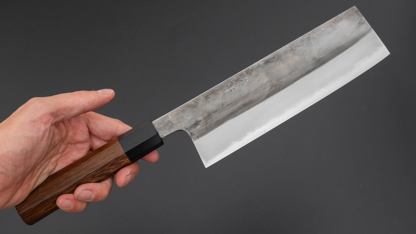 Jiro Tsuchime Wa Nakiri 180mm Taihei Tagayasan Handle (#651)