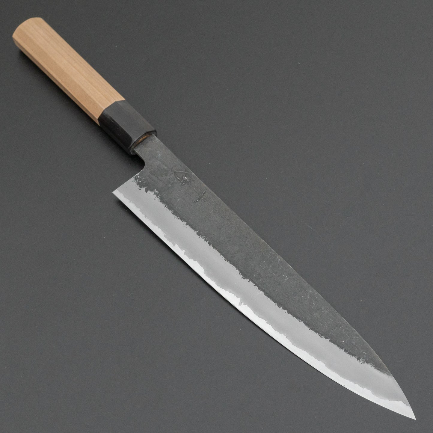 Hitohira Hinode Nashiji White #2 Stainless Clad Gyuto 240mm Ho Wood Handle