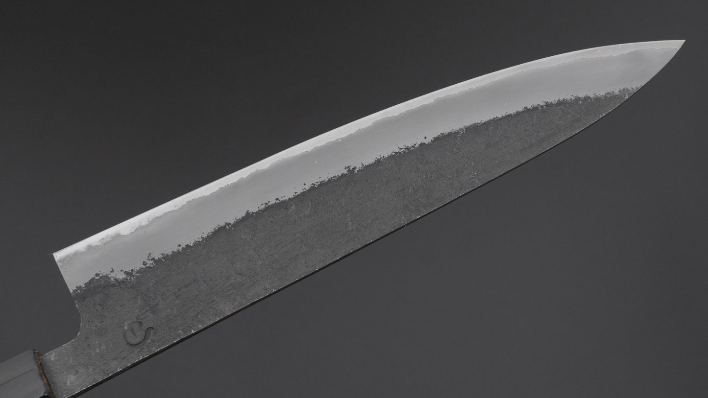 Hitohira Hinode Nashiji White #2 Stainless Clad Gyuto 240mm Ho Wood Handle