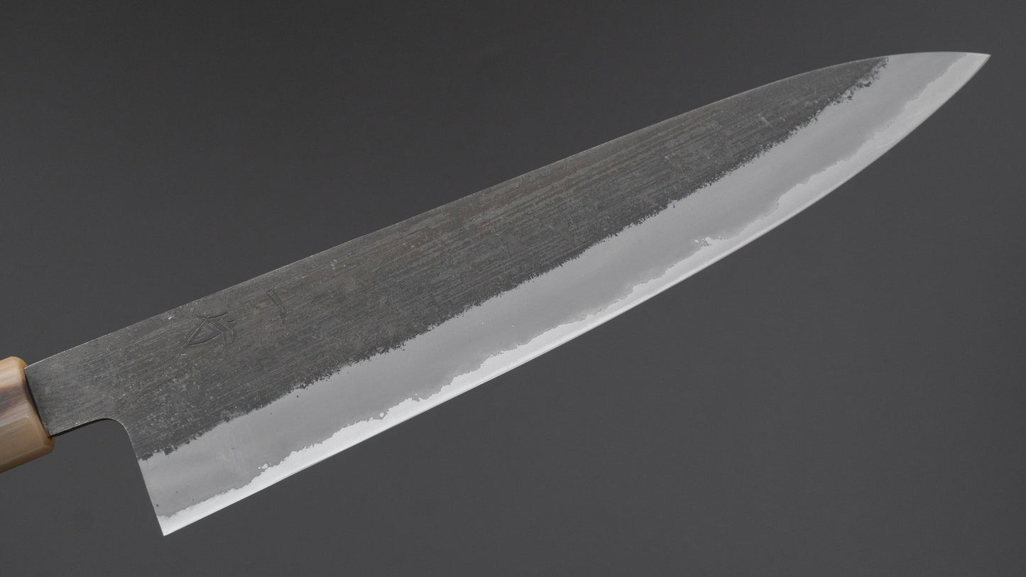 Hitohira Hinode Nashiji White #2 Stainless Clad Gyuto 240mm Taihei Rosewood Handle