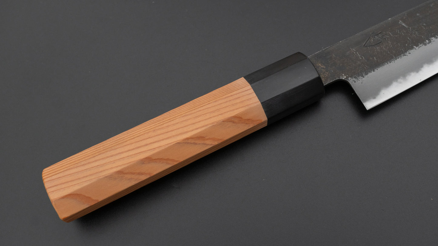 Hitohira Hinode Nashiji White #2 Petty 150mm Yakusugi Cedar Handle