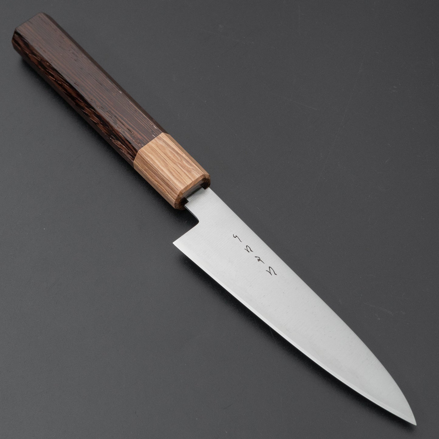 Hitohira KH Stainless Petty 120mm Wenge Handle (Oak Ferrule) - HITOHIRA