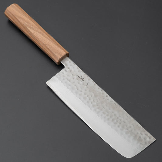 Hitohira NM Tsuchime Nakiri 165mm Enju Handle - HITOHIRA