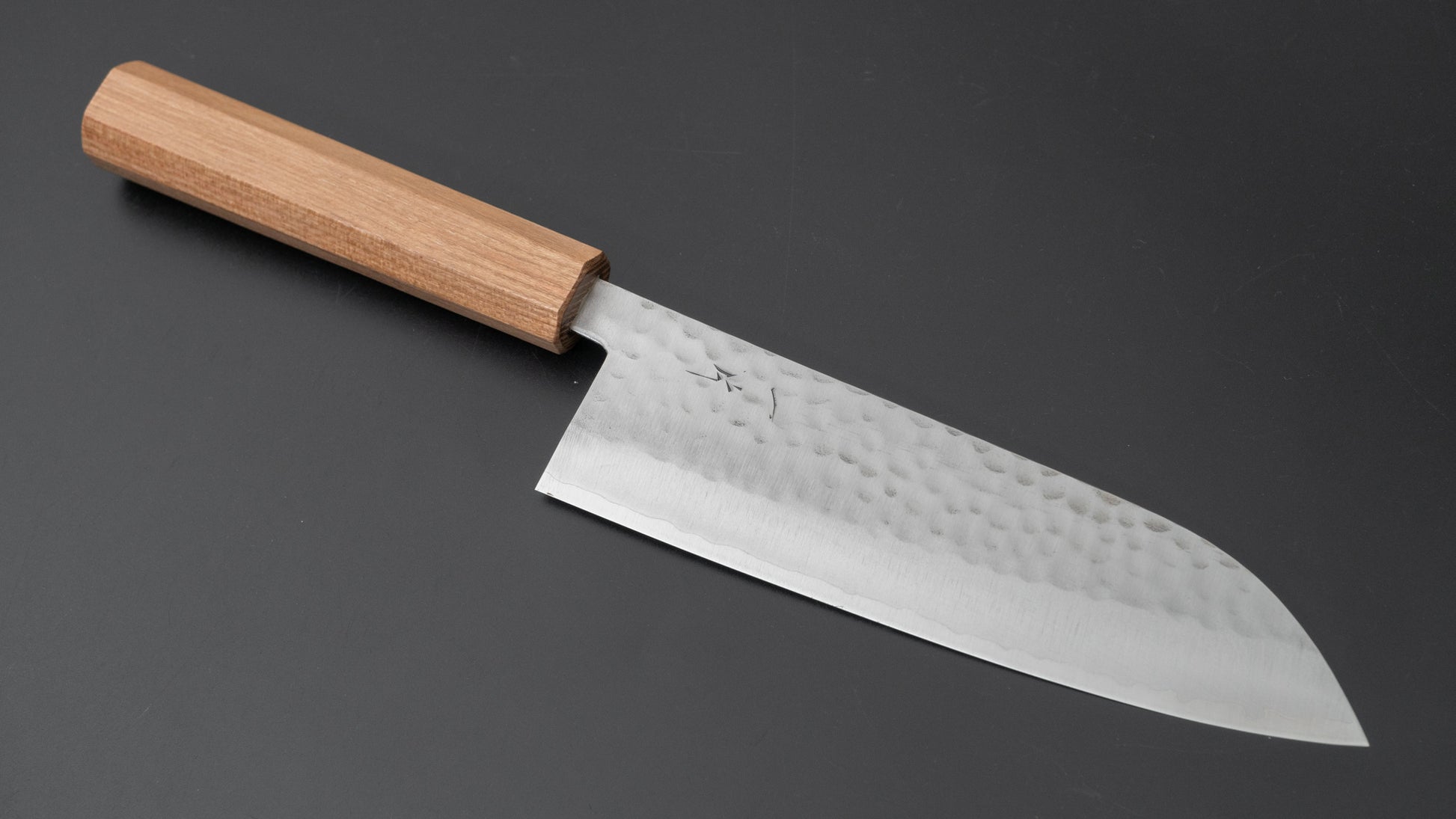 Hitohira NM Tsuchime Santoku 170mm Enju Handle - HITOHIRA