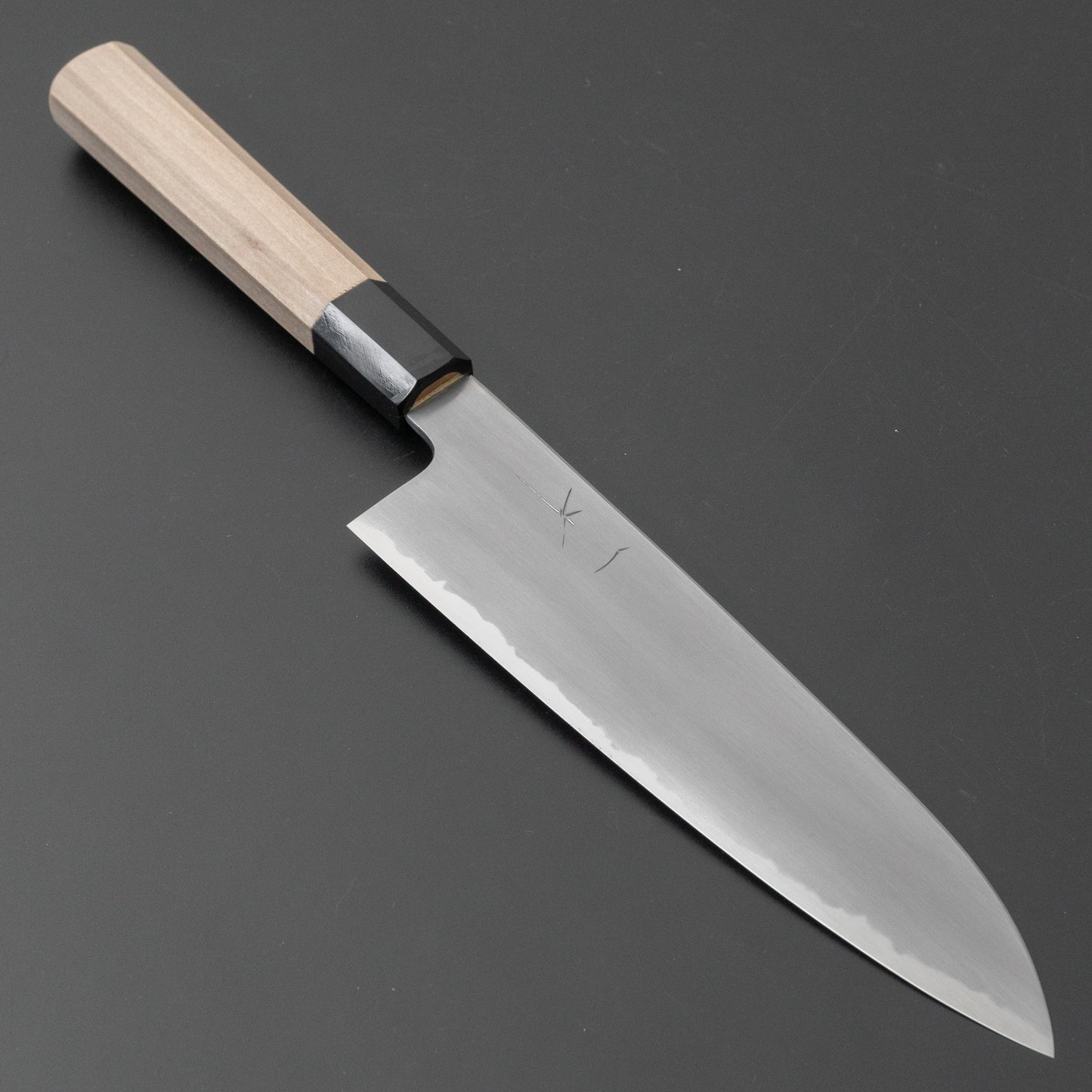 Hitohira Gorobei Rikichi White #2 Kasumi Gyuto 210mm Ho Wood Handle - HITOHIRA