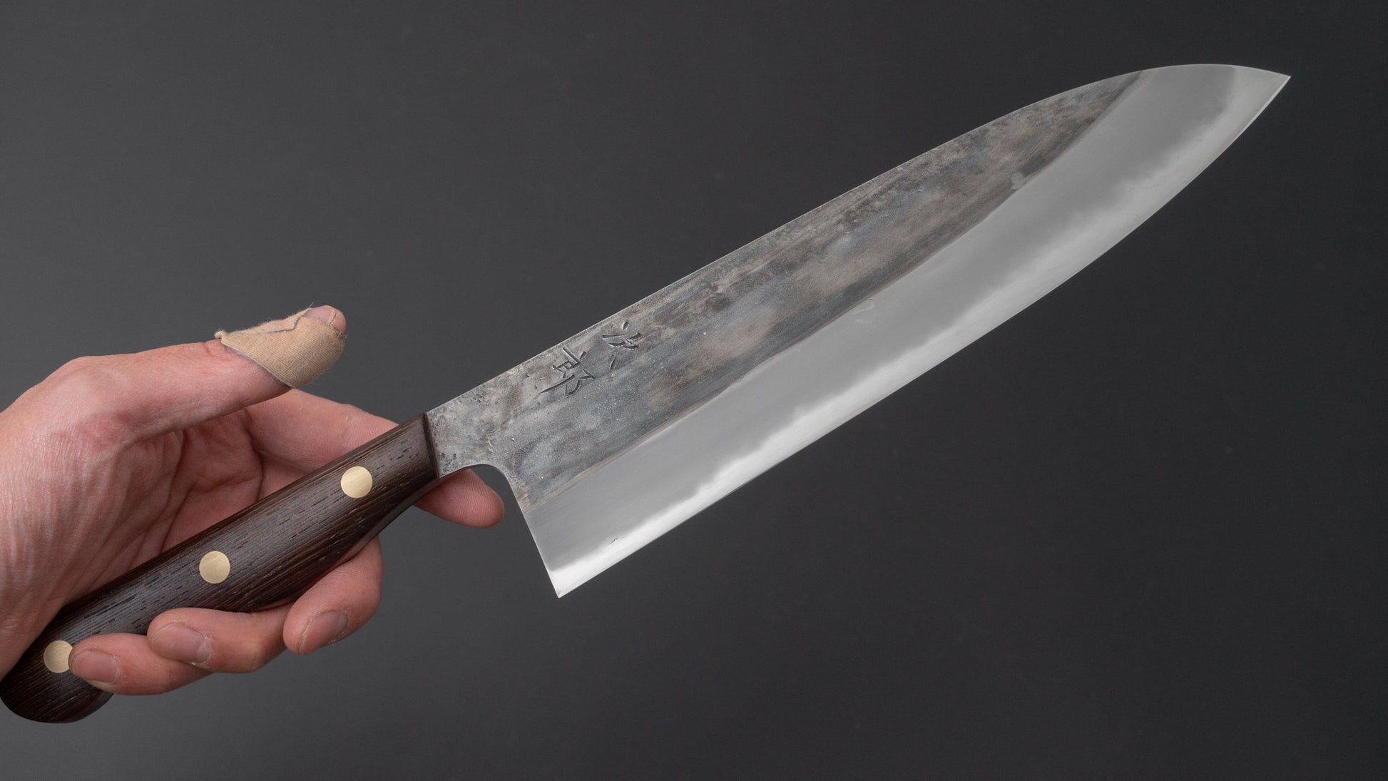 Jiro Tsuchime Yo Gyuto 225mm Tagayasan Handle (#468) - HITOHIRA