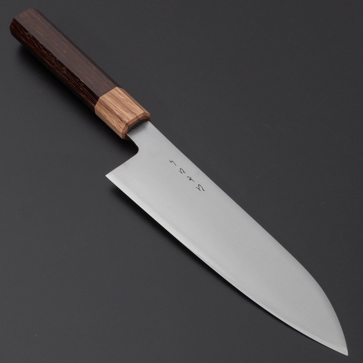 Hitohira KH Stainless Santoku 180mm Wenge Handle - HITOHIRA