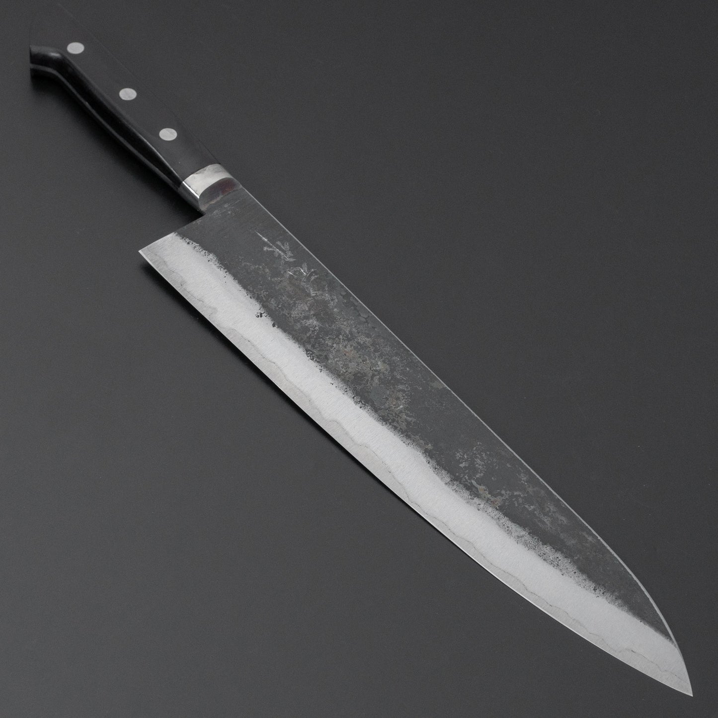 Morihei Hisamoto Kurouchi White #1 Gyuto 300mm Pakka Handle (Thick) - HITOHIRA