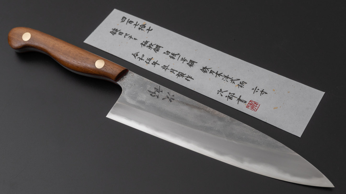 Jiro Tsuchime Yo Petty 180mm Tagayasan Handle (#477) - HITOHIRA