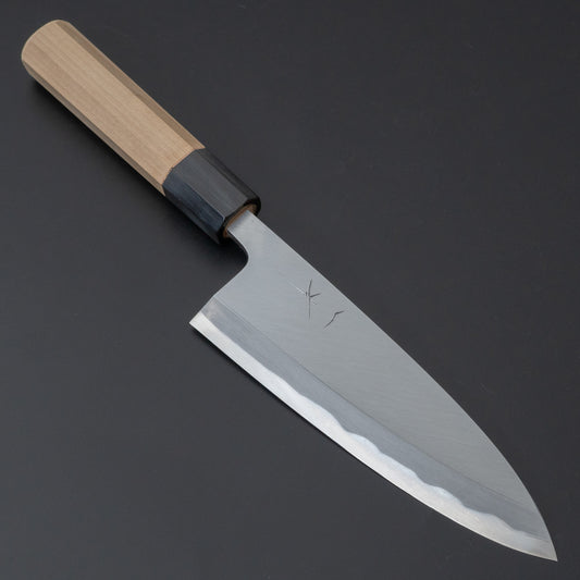 Hitohira Togashi Blue #2 Deba 165mm Ho Wood Handle (Saya) - HITOHIRA