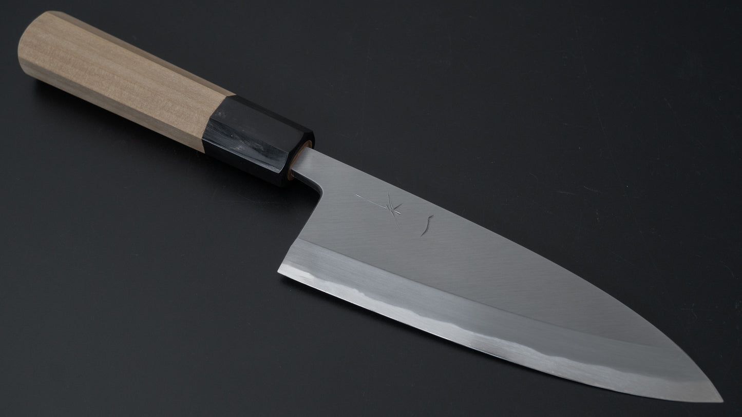 Hitohira Togashi Blue #2 Deba 150mm Ho Wood Handle (Saya) - HITOHIRA