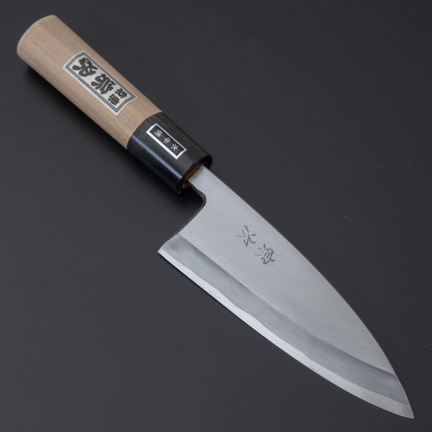 Morihei Munetsugu White #2 Deba 135mm Ho Wood Handle - HITOHIRA