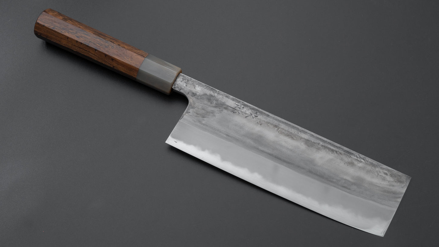 Jiro Tsuchime Wa Nakiri 180mm Taihei Tagayasan Handle (Discounted/ #493) - HITOHIRA