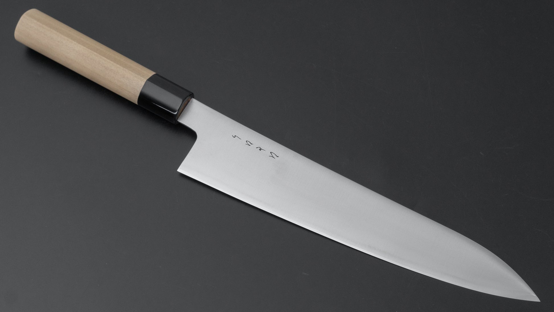 Hitohira KH Stainless Gyuto 240mm Ho Wood Handle (D-Shape) - HITOHIRA