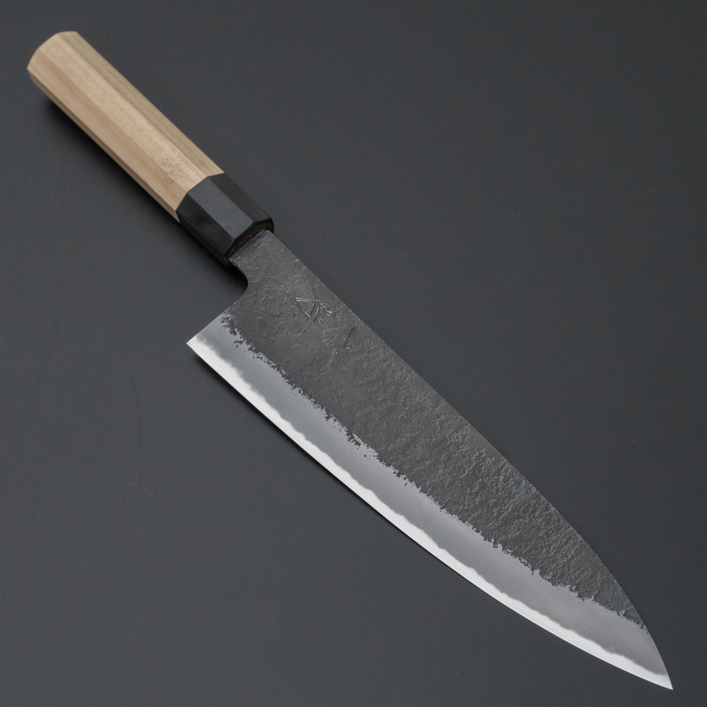 Hitohira Hinode Nashiji White #2 Gyuto 210mm Ho Wood Handle - HITOHIRA