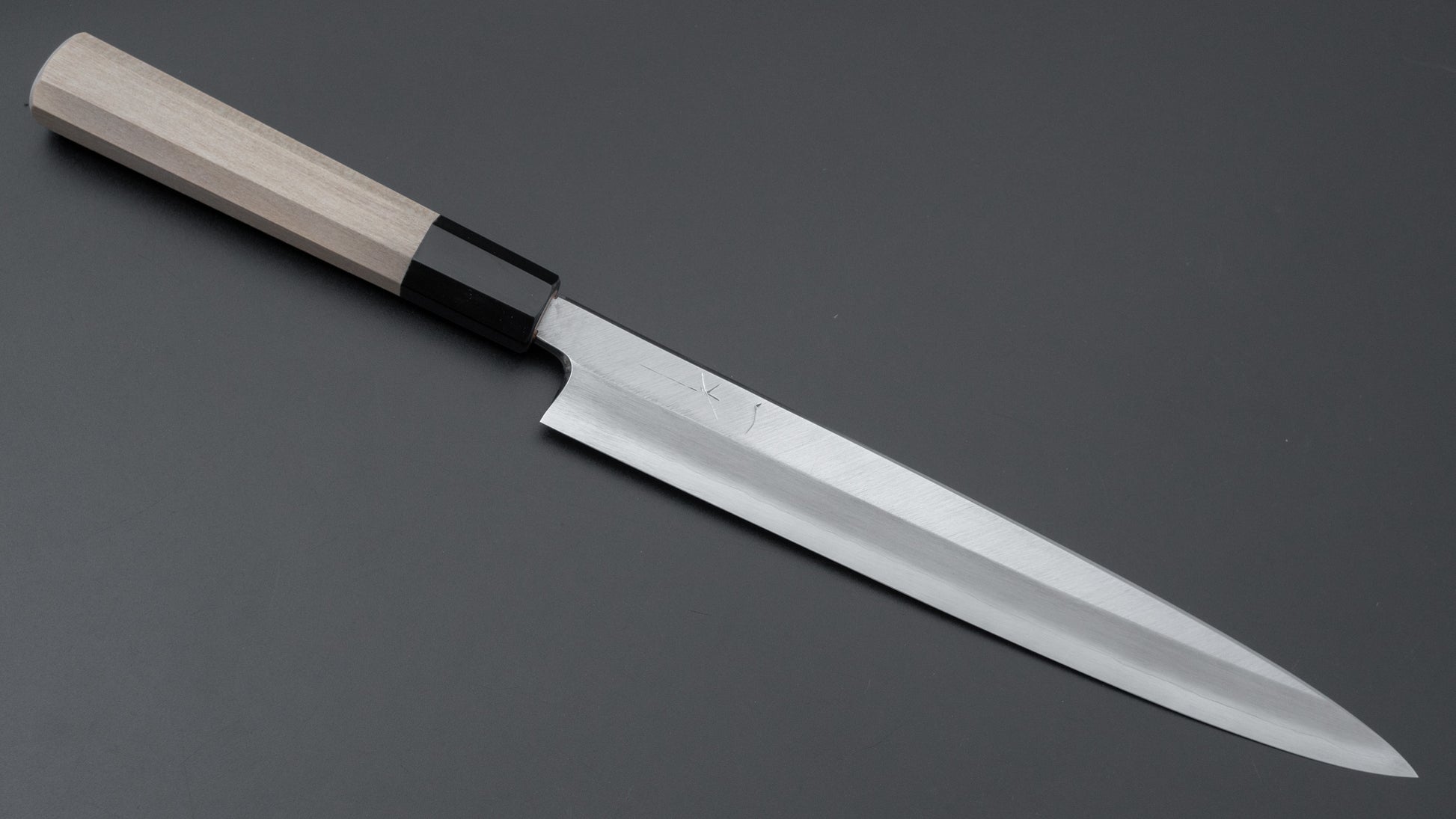 Hitohira Kikuchiyo Rikichi Silver #3 Yanagiba 240mm Ho Wood Handle (Saya) - HITOHIRA