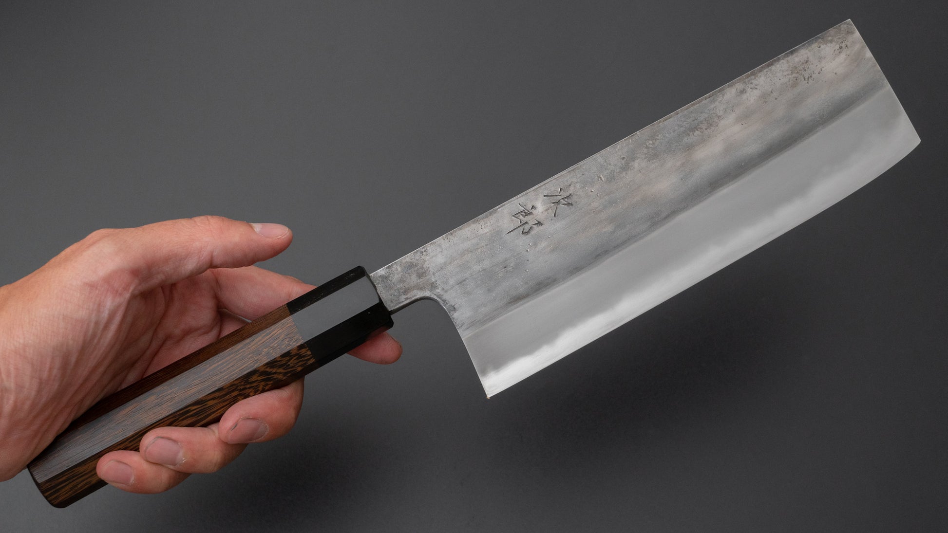 Jiro Tsuchime Wa Nakiri 180mm Taihei Tagayasan Handle (#494) - HITOHIRA