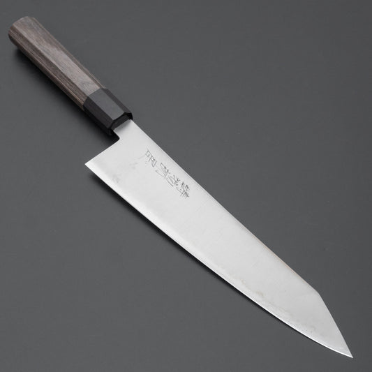 Hitohira Imojiya TH Blue Super Kiritsuke Gyuto 240mm Pakka Handle (Gray) - HITOHIRA