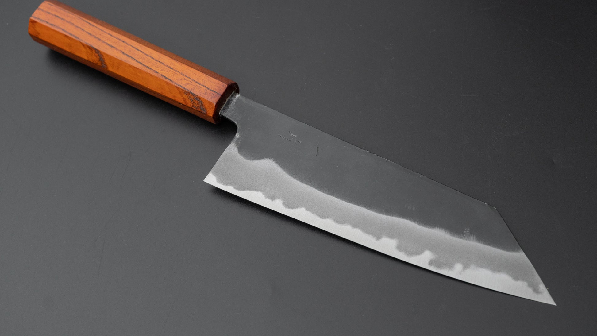 Hitohira MS Kurouchi White #2 Bunka 170mm Keyaki Zelkova Handle (Lacquered) - HITOHIRA