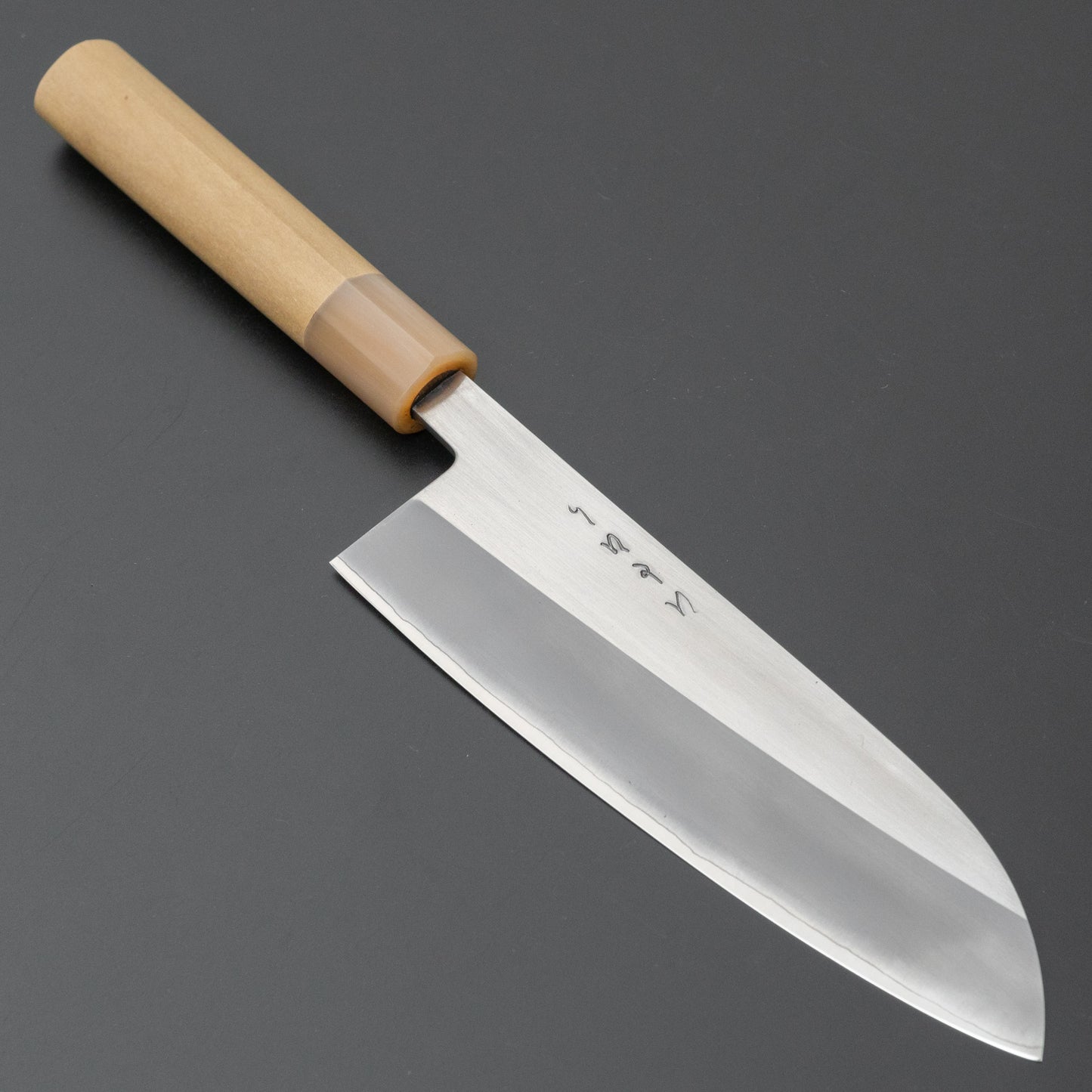 Hitohira TD SLD Migaki Santoku 165mm Ho Wood Handle (D-Shape) - HITOHIRA